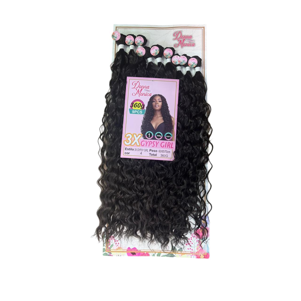 D.M 3X GYPSY GIRL BIO FIBRA 60/65/70CM N4